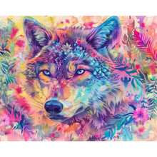 Load image into Gallery viewer, Color Wolf 50*40CM (canvas) Full Square Drill Diamond Painting
