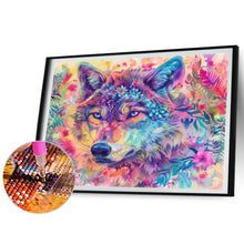 Load image into Gallery viewer, Color Wolf 50*40CM (canvas) Full Square Drill Diamond Painting
