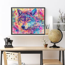 Load image into Gallery viewer, Color Wolf 50*40CM (canvas) Full Square Drill Diamond Painting
