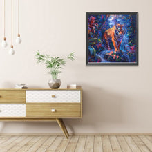 Load image into Gallery viewer, Tiger In The Forest 40*40CM (canvas) Full AB Round Drill Diamond Painting
