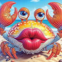 Load image into Gallery viewer, Funny Crab 30*30CM (canvas) Partial Special-Shaped Drill Diamond Painting
