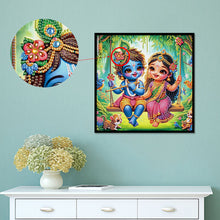 Load image into Gallery viewer, Hinduism 30*30CM (canvas) Partial Special-Shaped Drill Diamond Painting
