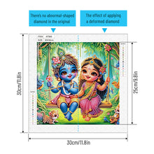 Load image into Gallery viewer, Hinduism 30*30CM (canvas) Partial Special-Shaped Drill Diamond Painting
