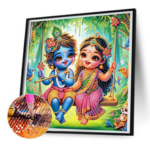 Load image into Gallery viewer, Hinduism 30*30CM (canvas) Partial Special-Shaped Drill Diamond Painting
