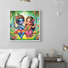 Load image into Gallery viewer, Hinduism 30*30CM (canvas) Partial Special-Shaped Drill Diamond Painting
