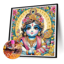 Load image into Gallery viewer, Hinduism 30*30CM (canvas) Partial Special-Shaped Drill Diamond Painting
