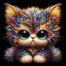 Load image into Gallery viewer, Big Eyed Cat 30*30CM (canvas) Full Round Drill Diamond Painting
