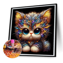 Load image into Gallery viewer, Big Eyed Cat 30*30CM (canvas) Full Round Drill Diamond Painting
