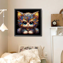 Load image into Gallery viewer, Big Eyed Cat 30*30CM (canvas) Full Round Drill Diamond Painting
