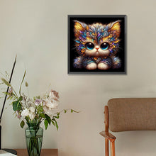 Load image into Gallery viewer, Big Eyed Cat 30*30CM (canvas) Full Round Drill Diamond Painting
