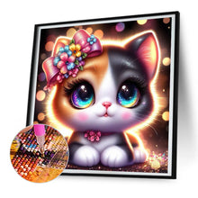 Load image into Gallery viewer, Big Eyed Cat 30*30CM (canvas) Full Round Drill Diamond Painting
