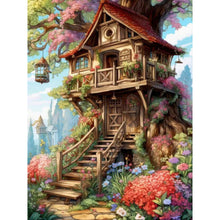 Load image into Gallery viewer, Forest Cabin 30*40CM (canvas) Full Round Drill Diamond Painting
