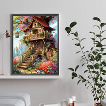 Load image into Gallery viewer, Forest Cabin 30*40CM (canvas) Full Round Drill Diamond Painting
