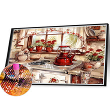 Load image into Gallery viewer, Warm Kitchen 40*30CM (canvas) Full Round Drill Diamond Painting
