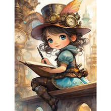 Load image into Gallery viewer, Steampunk Girl 45*60CM (canvas) Full Round Drill Diamond Painting
