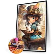 Load image into Gallery viewer, Steampunk Girl 45*60CM (canvas) Full Round Drill Diamond Painting
