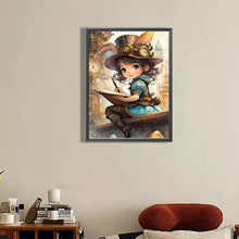 Load image into Gallery viewer, Steampunk Girl 45*60CM (canvas) Full Round Drill Diamond Painting
