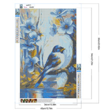 Load image into Gallery viewer, Blue Bird 40*60CM (canvas) Full Round Drill Diamond Painting
