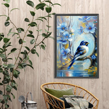 Load image into Gallery viewer, Blue Bird 40*60CM (canvas) Full Round Drill Diamond Painting
