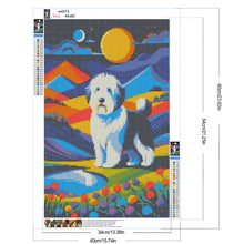 Load image into Gallery viewer, Geometric Dog 40*60CM (canvas) Full Round Drill Diamond Painting
