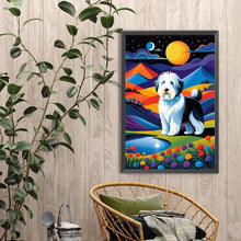 Load image into Gallery viewer, Geometric Dog 40*60CM (canvas) Full Round Drill Diamond Painting
