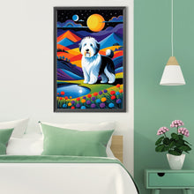 Load image into Gallery viewer, Geometric Dog 40*60CM (canvas) Full Round Drill Diamond Painting
