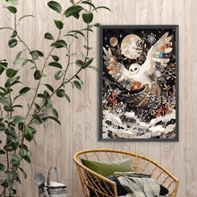 Load image into Gallery viewer, Abstract Owl 40*60CM (canvas) Full Round Drill Diamond Painting
