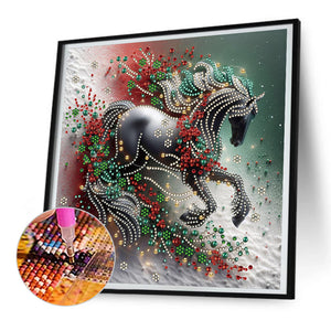 Arts Ma 30*30CM (canvas) Partial Special-Shaped Drill Diamond Painting