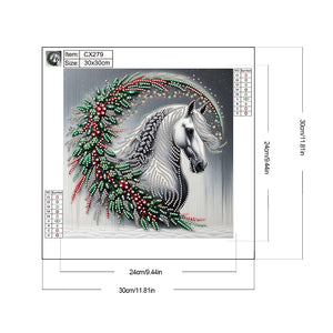 Arts Ma 30*30CM (canvas) Partial Special-Shaped Drill Diamond Painting