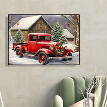 Load image into Gallery viewer, Red Classic Car 40*30CM (canvas) Full Round Drill Diamond Painting
