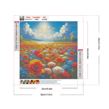 Load image into Gallery viewer, Clear Sky And Sea Of Flowers 30*30CM (canvas) Full Round Drill Diamond Painting
