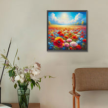 Load image into Gallery viewer, Clear Sky And Sea Of Flowers 30*30CM (canvas) Full Round Drill Diamond Painting
