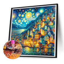 Load image into Gallery viewer, Seaside Town 30*30CM (canvas) Full Round Drill Diamond Painting
