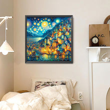 Load image into Gallery viewer, Seaside Town 30*30CM (canvas) Full Round Drill Diamond Painting
