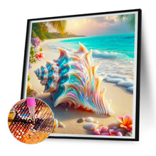 Load image into Gallery viewer, Colorful Shells On The Beach 30*30CM (canvas) Full Round Drill Diamond Painting
