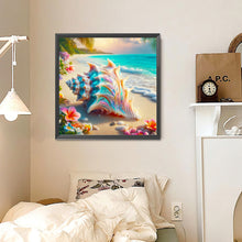 Load image into Gallery viewer, Colorful Shells On The Beach 30*30CM (canvas) Full Round Drill Diamond Painting
