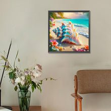 Load image into Gallery viewer, Colorful Shells On The Beach 30*30CM (canvas) Full Round Drill Diamond Painting
