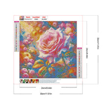 Load image into Gallery viewer, Colored Flowers 30*30CM (canvas) Full Round Drill Diamond Painting
