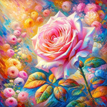 Load image into Gallery viewer, Colored Flowers 30*30CM (canvas) Full Round Drill Diamond Painting
