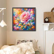 Load image into Gallery viewer, Colored Flowers 30*30CM (canvas) Full Round Drill Diamond Painting
