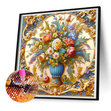 Load image into Gallery viewer, Embossed Vase With Flowers 30*30CM (canvas) Full Round Drill Diamond Painting
