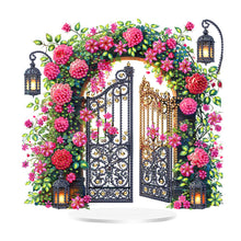 Load image into Gallery viewer, Acrylic Special Shaped Rose Gate DIY Table Top Diamond Painting Ornament Kits
