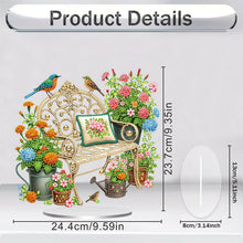 Load image into Gallery viewer, Acrylic Special Shaped Garden Lounge Chair Table Top Diamond Painting Ornament
