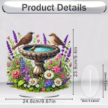 Load image into Gallery viewer, Acrylic Special Shaped Garden Pond DIY Table Top Diamond Painting Ornament Kits
