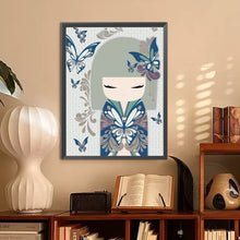 Load image into Gallery viewer, Japanese Doll 30*40CM (canvas) Full Round Drill Diamond Painting
