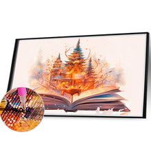 Load image into Gallery viewer, Book Castle 30*40CM (canvas) Full Round Drill Diamond Painting
