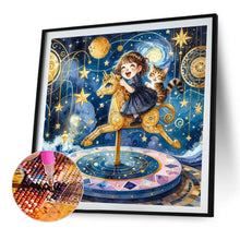 Load image into Gallery viewer, Starry Sky Playground Children 30*30CM (canvas) Full AB Round Drill Diamond Painting
