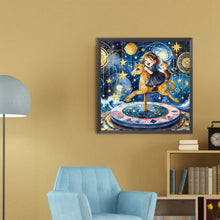 Load image into Gallery viewer, Starry Sky Playground Children 30*30CM (canvas) Full AB Round Drill Diamond Painting
