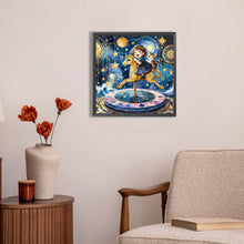 Load image into Gallery viewer, Starry Sky Playground Children 30*30CM (canvas) Full AB Round Drill Diamond Painting
