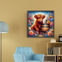 Load image into Gallery viewer, Highland Cattle 30*30CM (canvas) Full AB Round Drill Diamond Painting
